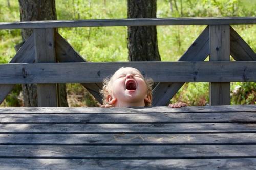 laughing kid has healthy lifestyle habits